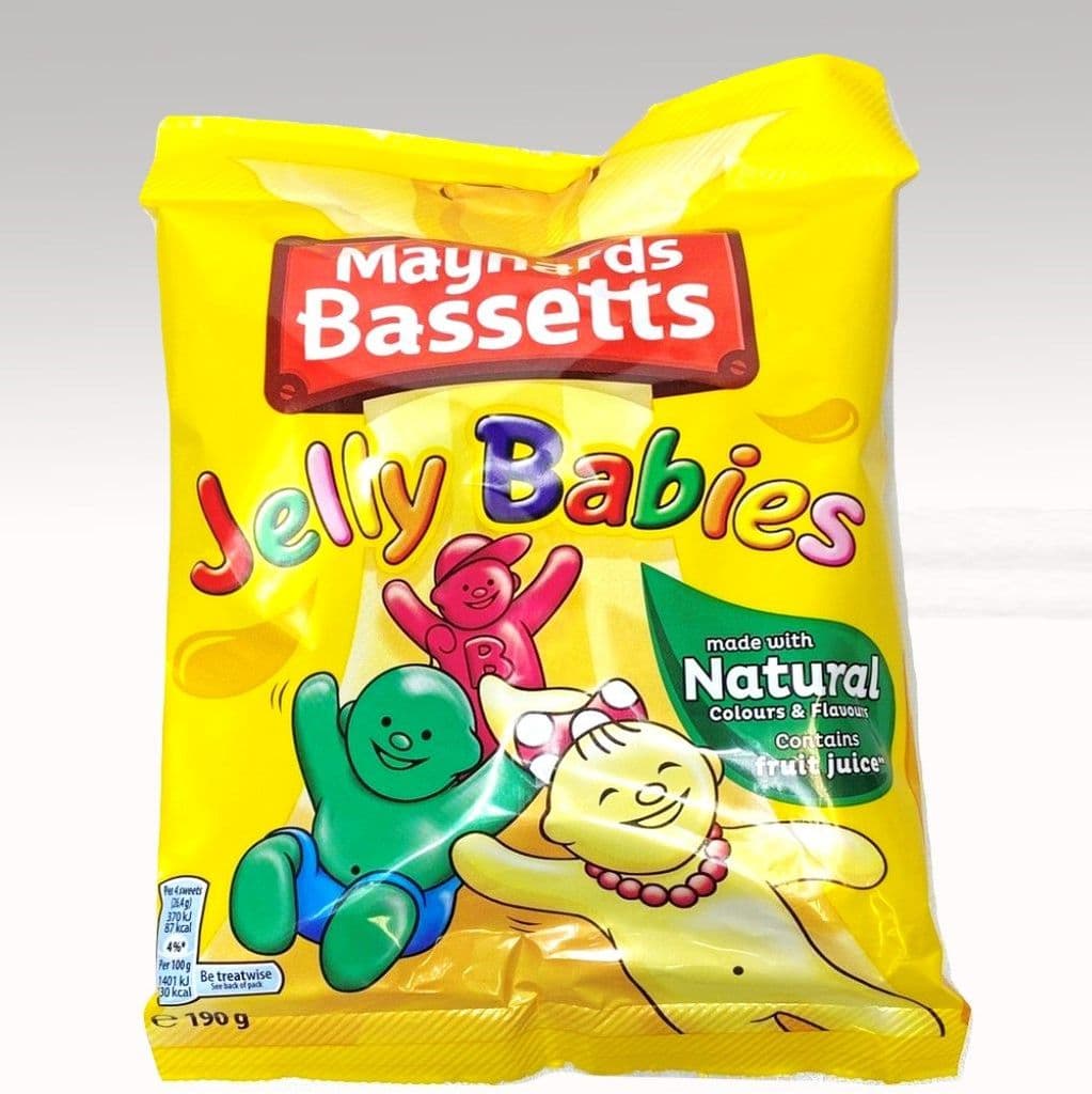 BASSETTS JELLY BABIES 12x190g BAGS