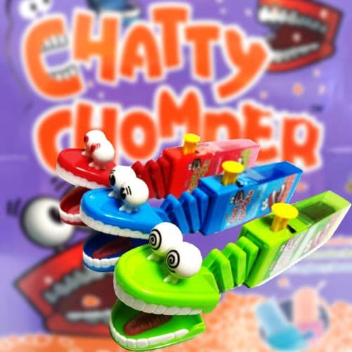 CHATTY CHOMPER WITH LOLLYPOPx12