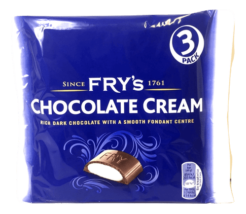 FRY'S CHOCOLATE CREAM 3PKx18 BARS