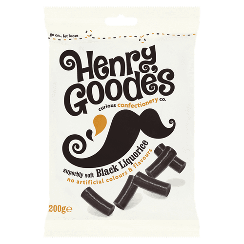 HENRY GOODE'S SOFT LIQUORICE CLASSIC 200g x9