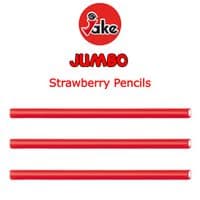 JAKE JUMBO STRAWBERRY PENCILS  x 30
