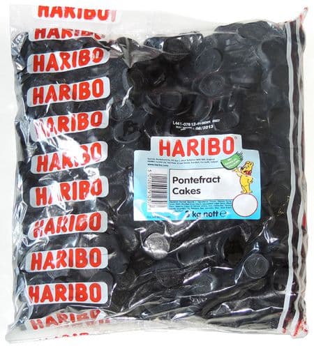 Q38  HARIBO PONTEFRACT CAKES 3kg