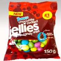 YUMMY'S CHOCOLATE COATED JELLIES CANDY SHELL 150g x24