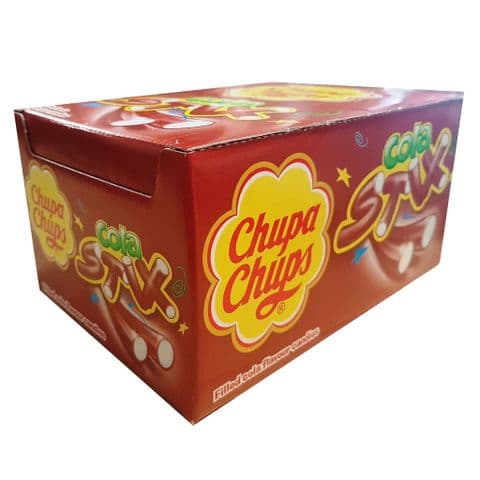 150 x Cola Stix Chupa Chups Fruit Flavoured Sweets - Wholesale Box