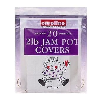 20 x Jam Pot Covers - 2lb Jars