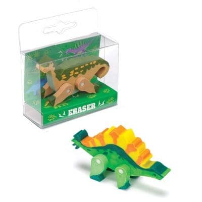 24 x Dinosaur Erasers - Novelty 3D Rubbers - Wholesale Bulk Buy