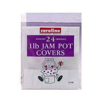 24 x Jam Pot Covers - 1lb Jars