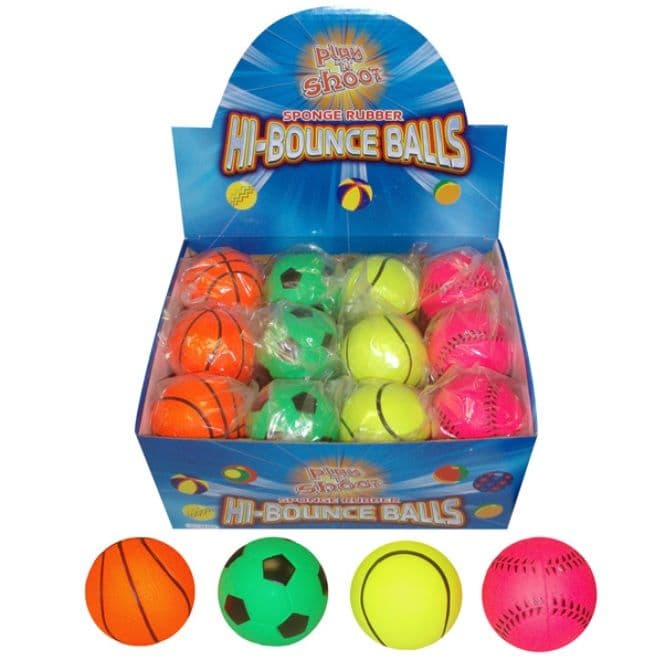 Henbrandt 48 x Sports Tennis Balls Yellow 6cm Wholesale Box Loose
