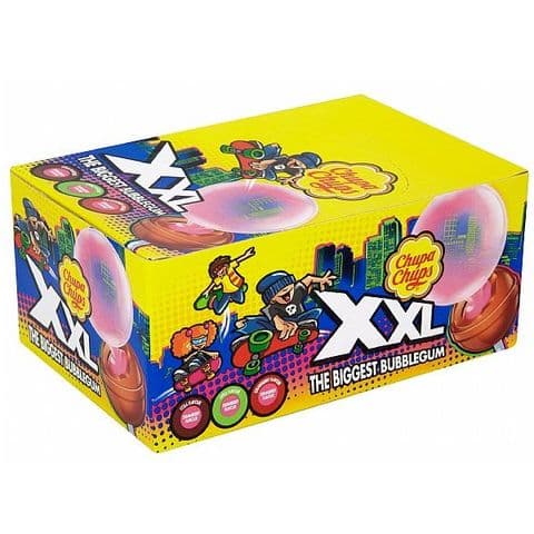 25 x XXL Bubblegum Chupa Chups Lolly Sweets Lollies 29g Each Wholesale Box