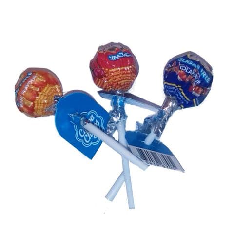 3 x Sugar Free Chupa Chups Lollipop Sweets Lolly 11g