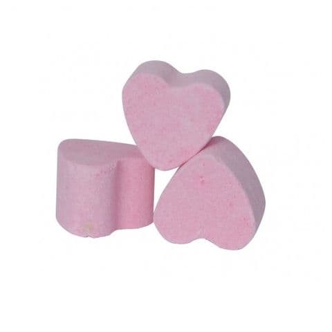 30 x Pink Strawberry Mini Bath Hearts Fizzers Bath Bubble & Beyond 10g Each