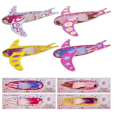 48 x Fairy Polystyrene Glider - Girls Plane Making Kit Wholesale Bulk Buy