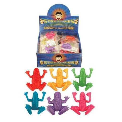 84 x Stretchy Frogs - Stretchies Party Bag Fillers Favours Toys - Wholesale Bulk Buy