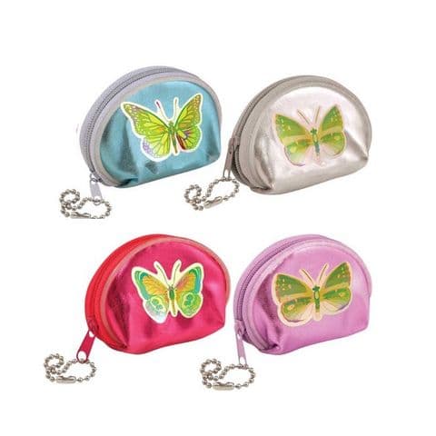 Butterfly Mini Purse - Assorted Colours (1 Supplied)
