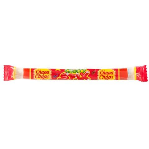 Cherry Stix Chupa Chups Fruit Flavoured Sweets (1 Supplied) 10g
