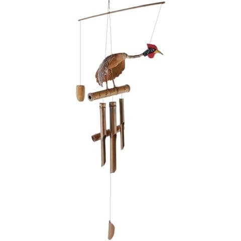 Chicken - Bamboo Wooden Bali Wind Chimes Pipes