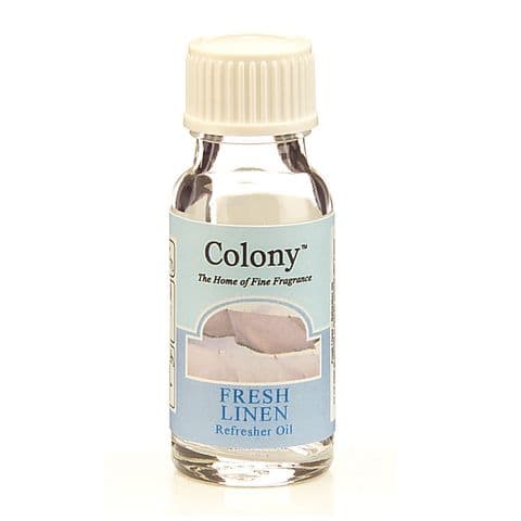 Fresh Linen Fragrance Refresher Oil Colony Wax Lyrical 15ml