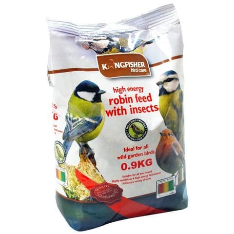 High Energy Robin Feed With Insects For Garden Birds Bag Kingfisher Bird Care 900g