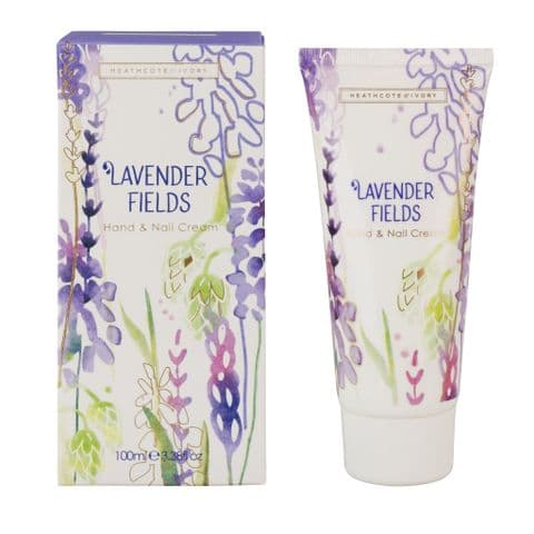 Lavender Fields Hand & Nail Cream 100ml Heathcote & Ivory