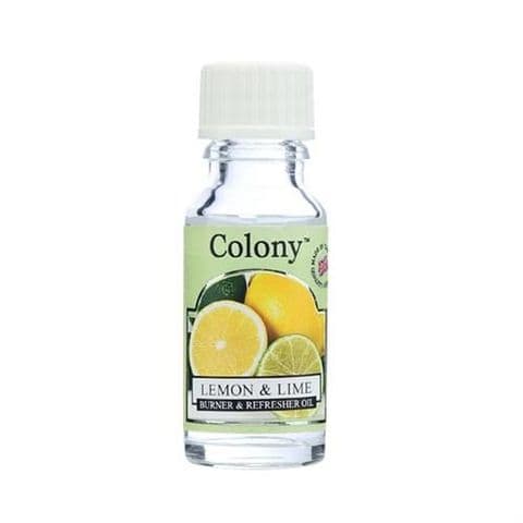 Lemon & Lime Fragrance Refresher Oil Colony Wax Lyrical 15ml
