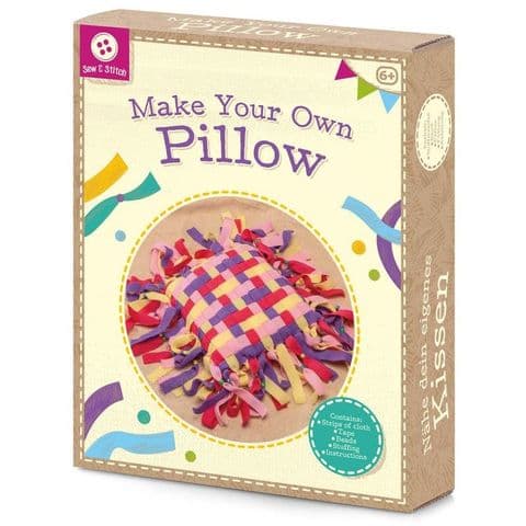 Make Your Own Pillow -  Fabric Weaving Arts & Crafts (Age 6+)