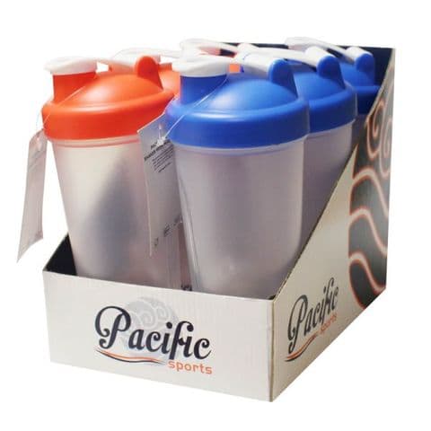 Protein Milkshake Shaker Bottle & Mixing Ball 700ml by Pacific Bonnington Plastics