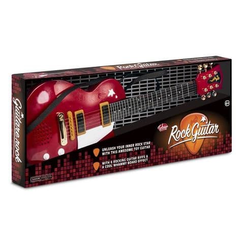 Red Rock Electric Guitar - Steel Strings Toy Musical Instrument Tobar