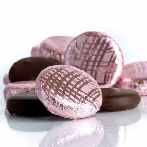 Rose Cremes - Fondant Creams Pink Foiled Whitakers Chocolates