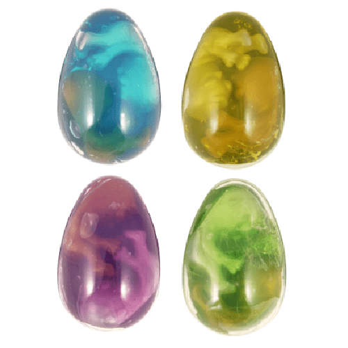 Random Colour Twin Babies Alien Gel Egg Bouncing Putty Slime Bag Kids Filler Toy 