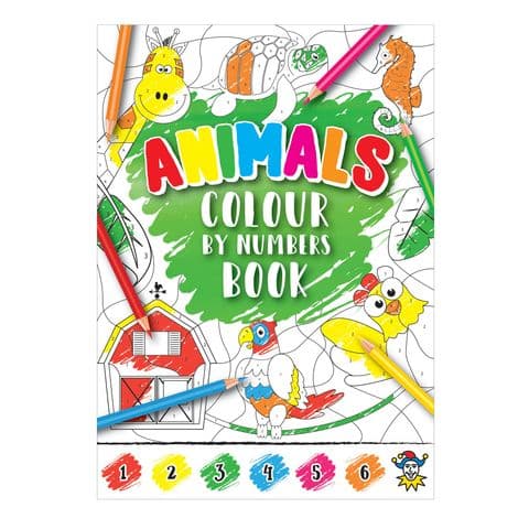 Animals Colour By Numbers Mini Colouring Book