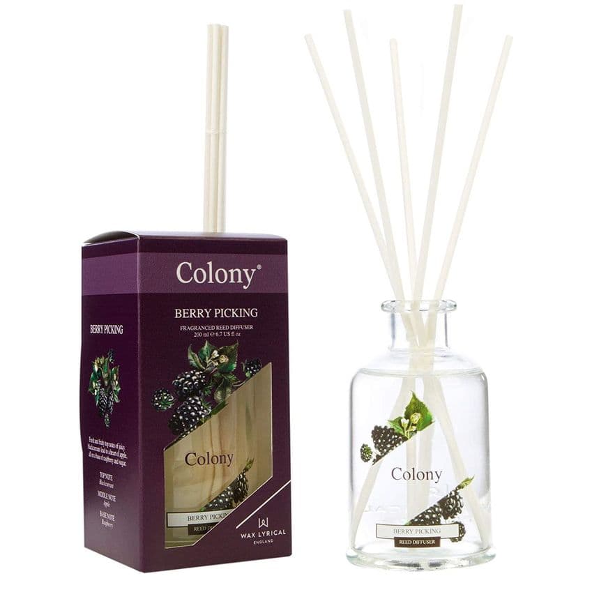 Berry Picking Fragranced Reed Diffuser Colony Wax Lyrical 200ml