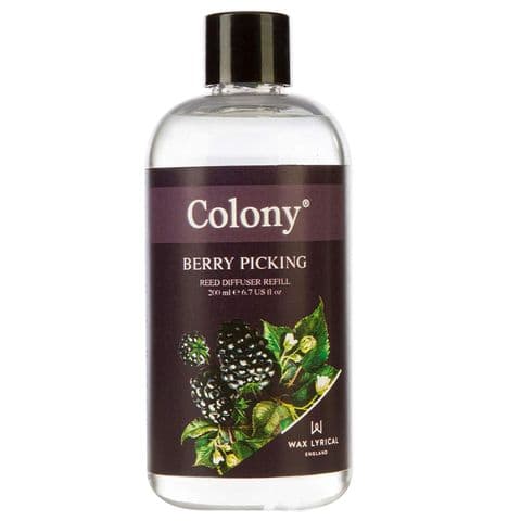 Berry Picking Scented Reed Diffuser Refill Colony Wax Lyrical 200ml