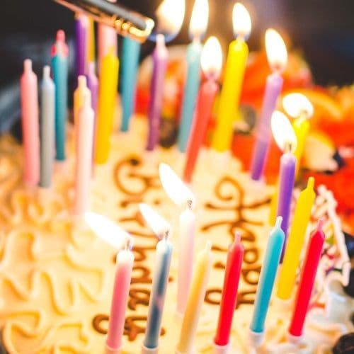 Birthday Cake Candles & Sparklers