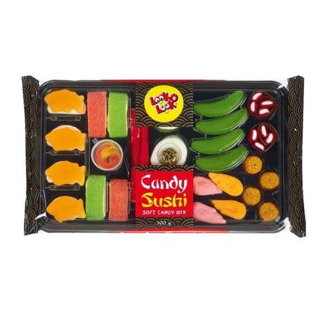 Candy Sushi In Gift Tray Assorted Jelly Candies Sweets Look O Look 300g