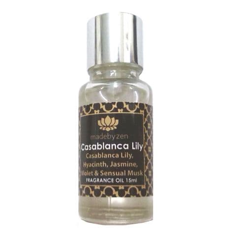 Casablanca Lily - Signature Scented Fragrance Oil Made By Zen 15ml