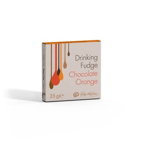 Chocolate Orange - Drinking Fudge Liquid Hot Chocolate Syrup 35g By Fudge Kitchen