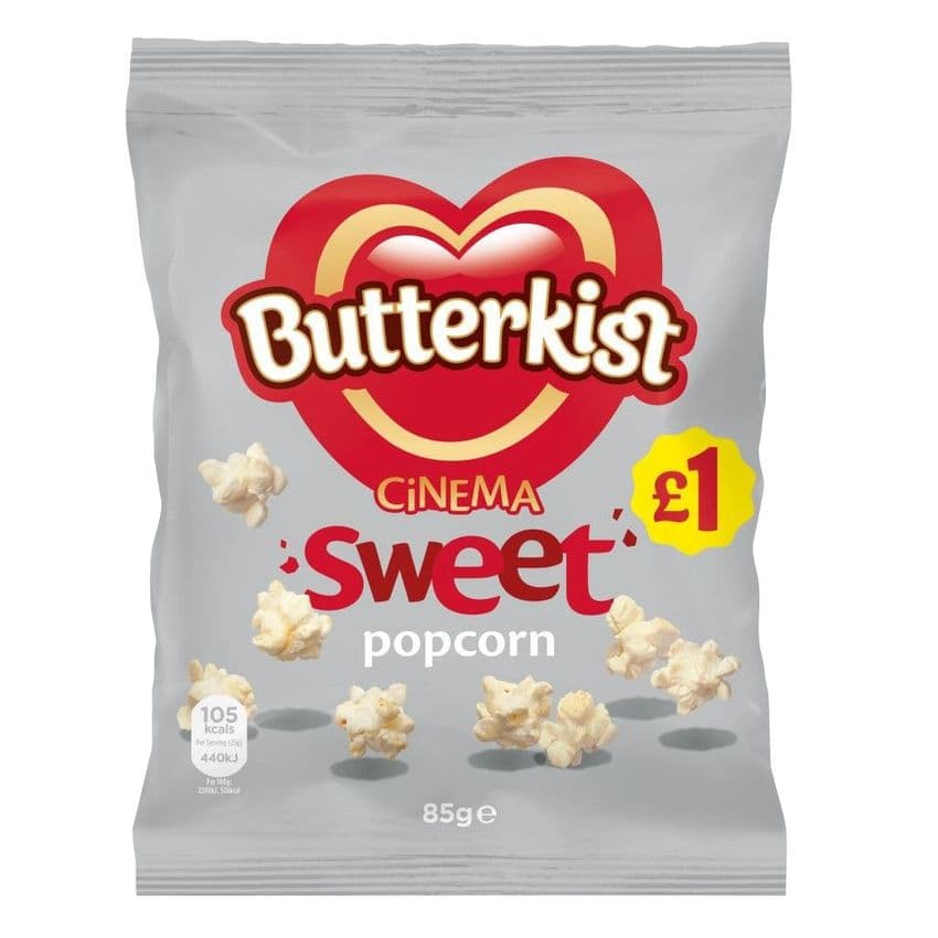 Cinema Sweet Popcorn Butterkist Share Bag 76g