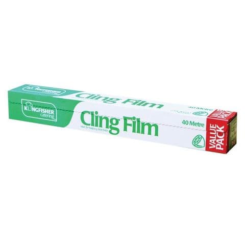 Cling Film Wrap Value Pack Kingfisher Catering (30cm x 40m)