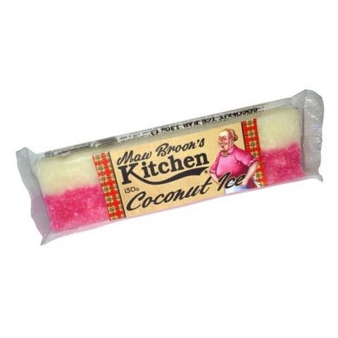 Coconut Ice Pink White Sweets Maw Broon's Kitchen 130g