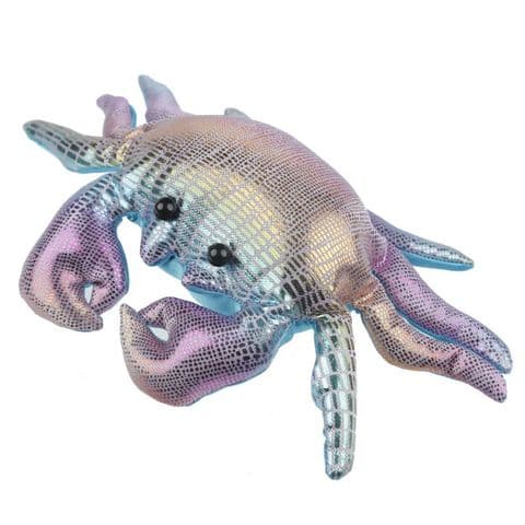 Crab Medium Sand Animal Collectable Weighted Soft Toy Puckator (1 Supplied)