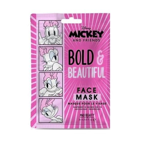 Daisy Duck Raspberry Scented Disney Mickey And Friends Sheet Face Mask Mad Beauty