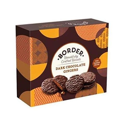 Dark Chocolate Gingers - Border Biscuits Gift Box 255g