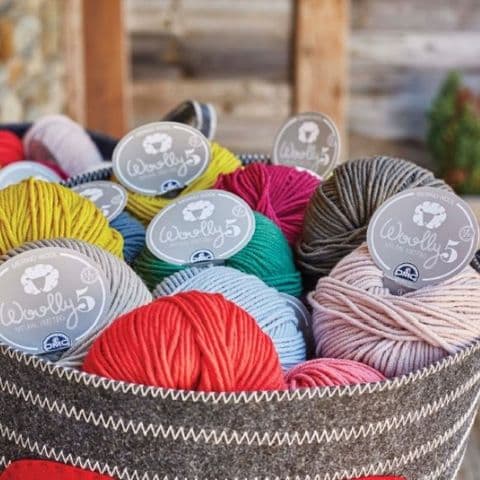 DMC Woolly 5 Knitting Crochet Yarn 100% Merino Wool 50g (1 Supplied)