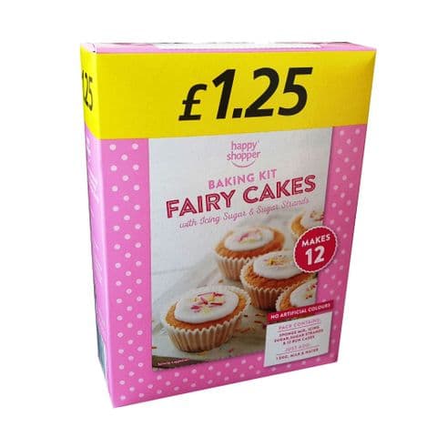 Fairy Cakes Home Baking Kit Happy Shopper 227g