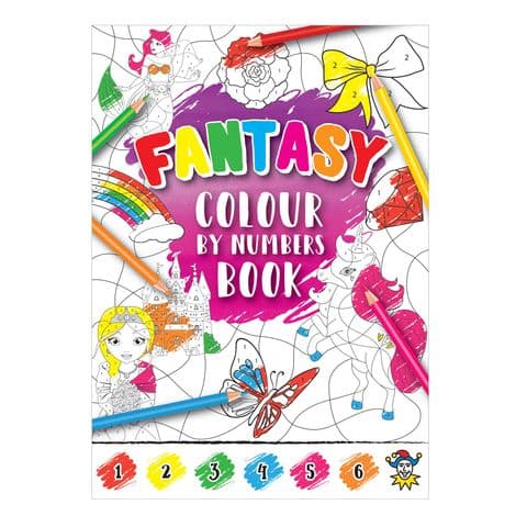 Fantasy Colour By Numbers Mini Colouring Book