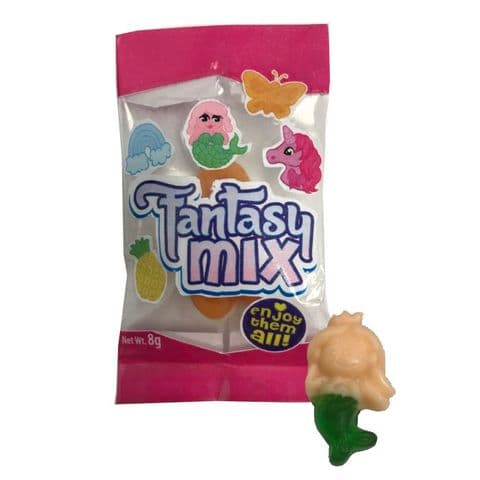 Fantasy Mix Mini  Gummy Gummies Sweets Novelty Candy Rose Confectionery 8g