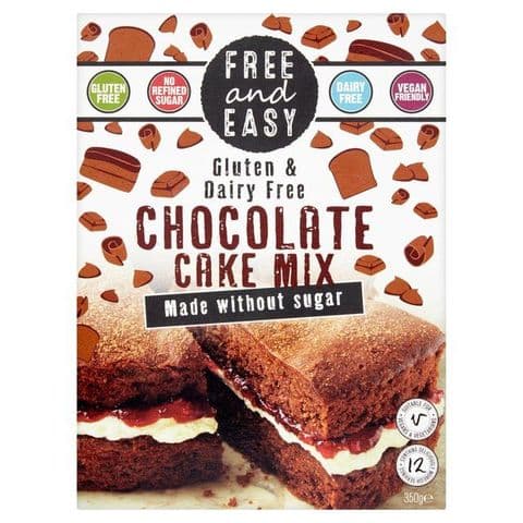 Free & Easy Chocolate Cake Mix Gluten & Dairy Free 350g