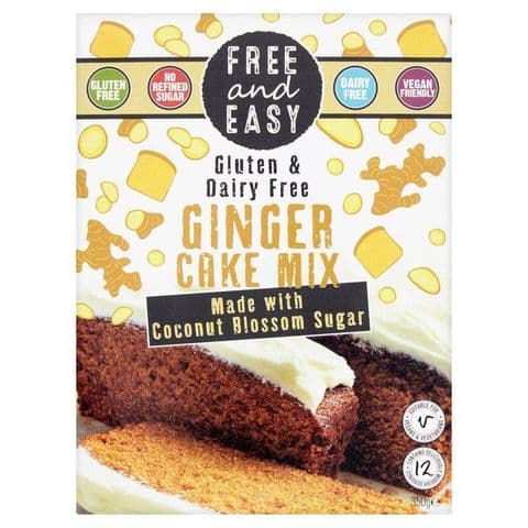 Free & Easy Ginger Cake Mix Gluten & Dairy Free 350g