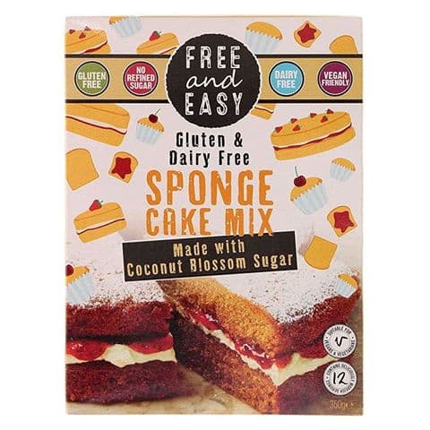 Free & Easy Sponge Cake Mix Gluten & Dairy Free 350g
