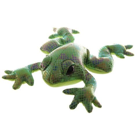 Frog Medium Sand Animal Collectable Weighted Soft Toy Puckator (1 Supplied)